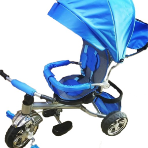 سه چرخه کودک سایز 12 آبی best Baby مدل تیتان Titan Tricycle -اسباب بازی
